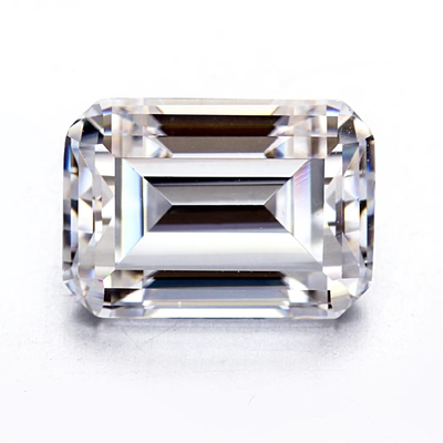 Smaragd gesneden EF Wit VVS Synthetische edelsteen losse Moissanite Diamant Voor Ringen
