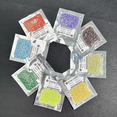 Witte ronde machine gesneden synthetische kubische Zirconia Cz steen voor verlovingsringen