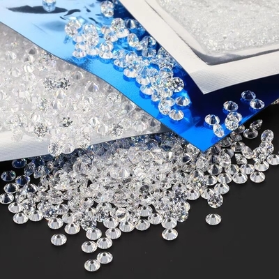 1000pcs/pack 5A Melee Wit CZ Stone Loose Cubic Zirconia voor vrouwen Moissanite Juwelen