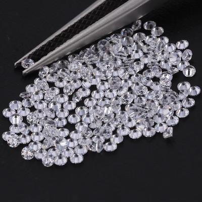 Verlovingsring Wit losse Moissanite Diamant 0,9 mm - 3 mm Melee Grootte Kubische Zirconia