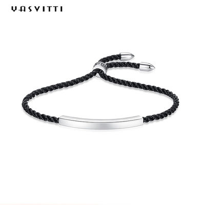 0.59ft 3.5g de Zilveren van de de Armband316l SS Kabel van de Balschuif Met de hand gemaakte Zilveren Armbanden