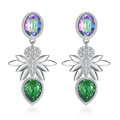 Diamond Gift Sterling Silver Jewelry-Oorringen