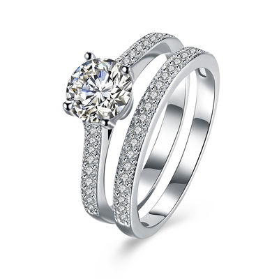 Diamond Moissanite Round Shape 1mm tot 15mm D EF GH IJ Kleur voor voor altijd Juwelen voor Huwelijk