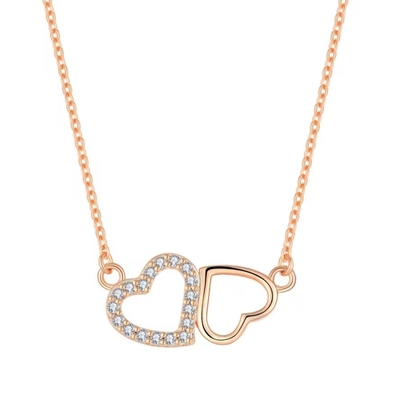 YASVITTI Valentijnsdagcadeau Luxe Ketting 925 Sterling Zilver Mode Klassieke Vrouwen Hart Ketting Juwelen
