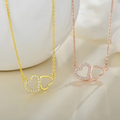 YASVITTI Valentijnsdagcadeau Luxe Ketting 925 Sterling Zilver Mode Klassieke Vrouwen Hart Ketting Juwelen