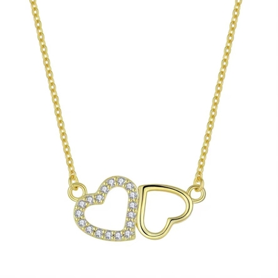 YASVITTI Valentijnsdagcadeau Luxe Ketting 925 Sterling Zilver Mode Klassieke Vrouwen Hart Ketting Juwelen