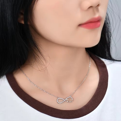 YASVITTI Groothandel Gepersonaliseerd High End Zilveren Ketting Rozen Goud Geplatte Hart Ketting Ketting voor Juwelen