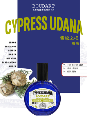 CYPRESS UDANA Geurige spray met kruidnagel essentiële olie International Klein Blue Design Style