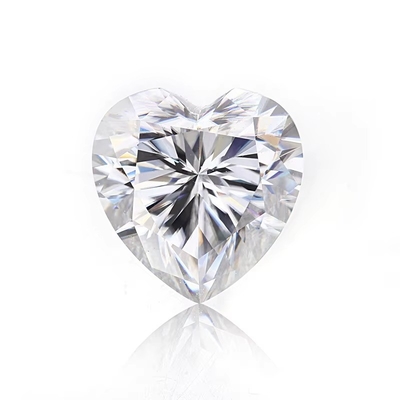 Groothandel Moissanite Juwelen Diamant 1ct Hartvormig Voor Ringen Oordopjes