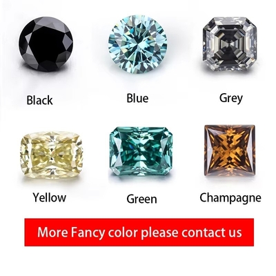 Groothandel Moissanite Juwelen Diamant 1ct Hartvormig Voor Ringen Oordopjes