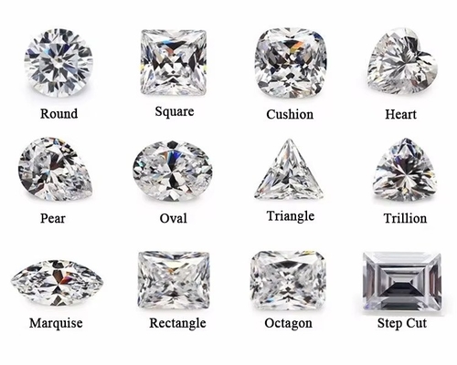 Groothandel Moissanite Juwelen Diamant 1ct Hartvormig Voor Ringen Oordopjes