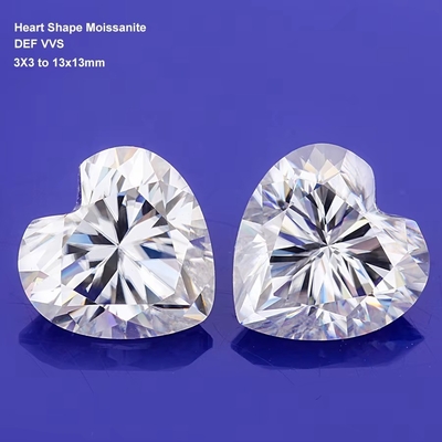 Groothandel Moissanite Juwelen Diamant 1ct Hartvormig Voor Ringen Oordopjes