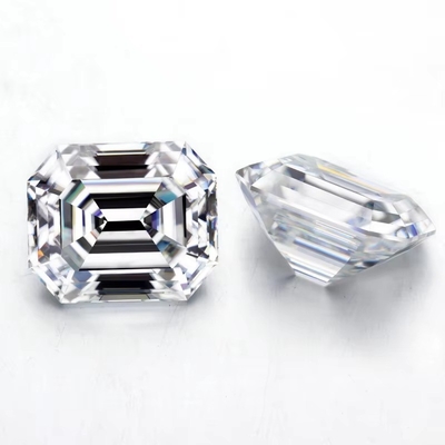 Smaragd gesneden EF Wit VVS Synthetische edelsteen losse Moissanite Diamant Voor Ringen