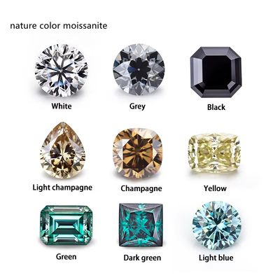 Smaragd gesneden EF Wit VVS Synthetische edelsteen losse Moissanite Diamant Voor Ringen