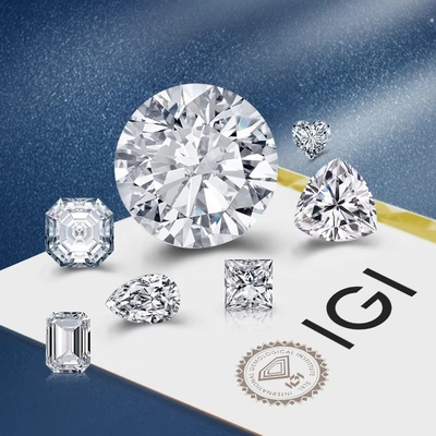0.5ct 1ct 1.5ct 2ct 3ct Witte losse Moissanite Diamant HPHT CVD Lab Groeide Diamant