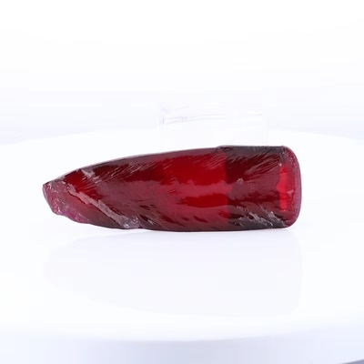 8# Rood Rubyn Synthetisch Corundum Ruwe voor Custom Antieke Moissanite Ring en Hanger