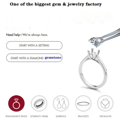 Lab Created Vvs Diamonds Ronde Brilliant Cut Kleine Grootte Wit D Loose Melee Moissanite