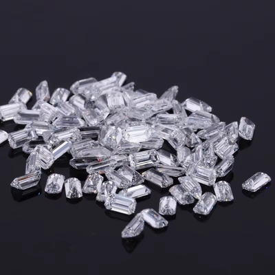 3 karaat Kleine grootte Smaragd gesneden Vvs Lab gegroeid Diamant Melee Moissanite voor sieraden
