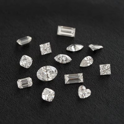Princess Cut 1.4*1.4-4*4mm Melee HPHT DEF VS Vierkant Lab Created Diamonds Moissanite