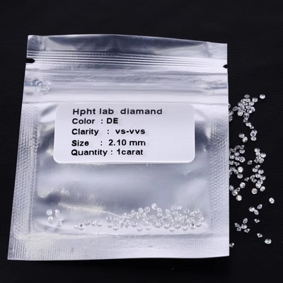 Princess Cut 1.4*1.4-4*4mm Melee HPHT DEF VS Vierkant Lab Created Diamonds Moissanite