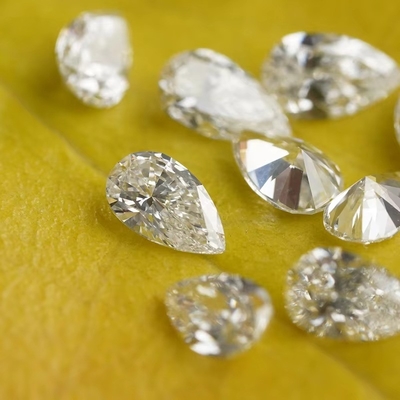 Laboratorium gegroeide diamanten voor sieraden hanger armband oorbel, peer gesneden moissanite losse stenen