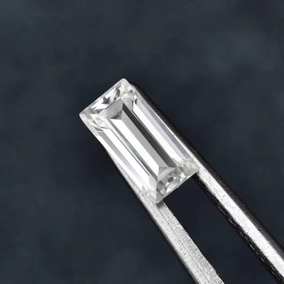 Ronde witte melee Moissanite steen baguette los gesneden edelsteen voor sieraden maken