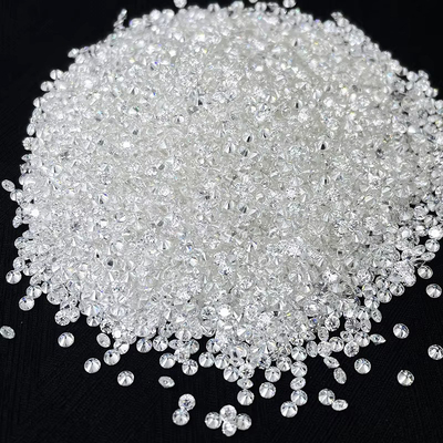 Kleine Grootte Ronde Melee Moissanite 1.0 CT Per Pack met kleurspel optische effecten
