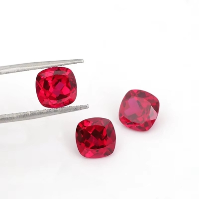 Gecertificeerd Pigion Bloed Kussen Gevels Gesneden Groeide losse Ruby Edelsteen Voor Ring
