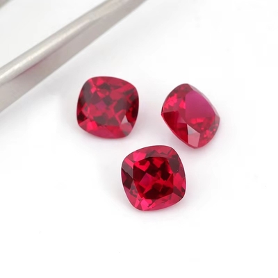Gecertificeerd Pigion Bloed Kussen Gevels Gesneden Groeide losse Ruby Edelsteen Voor Ring