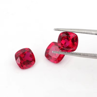 Gecertificeerd Pigion Bloed Kussen Gevels Gesneden Groeide losse Ruby Edelsteen Voor Ring