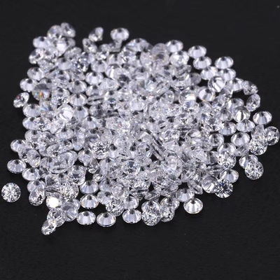 Verlovingsring Wit losse Moissanite Diamant 0,9 mm - 3 mm Melee Grootte Kubische Zirconia
