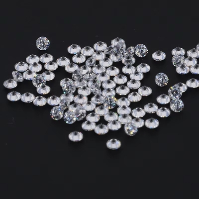 Verlovingsring Wit losse Moissanite Diamant 0,9 mm - 3 mm Melee Grootte Kubische Zirconia
