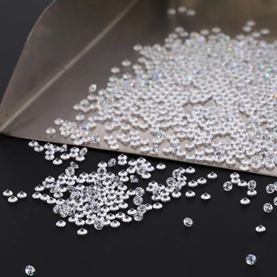 Verlovingsring Wit losse Moissanite Diamant 0,9 mm - 3 mm Melee Grootte Kubische Zirconia
