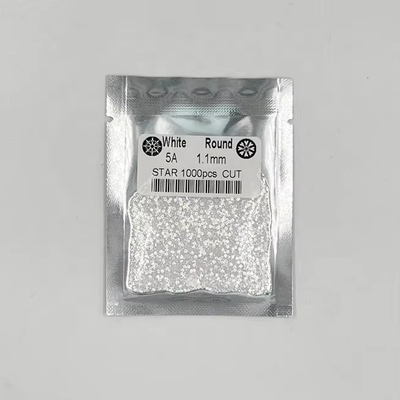 5A Kwaliteit 1000 stuks/zak 1 mm - 3,0 mm Steen Edelstenen Witte Kubische Zirconia Voor Juwelen