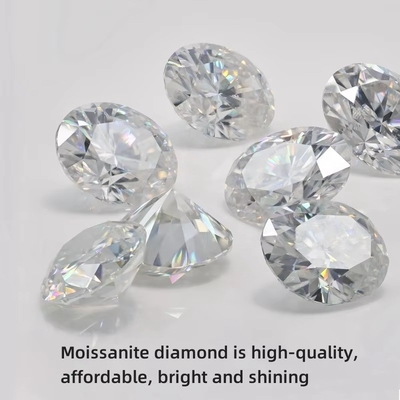 Oval Brilliant Cut Loose Moissanite Diamant 3*5mm-10*14mm Kleine grootte Voor juwelen maken