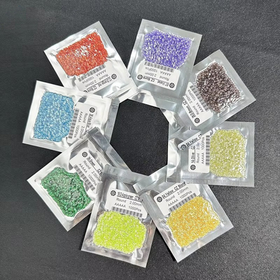 Ovale verlovingsringen Moissanite Zirconia Losse edelstenen Kleuren Ronde Synthetische kubische Zirconia