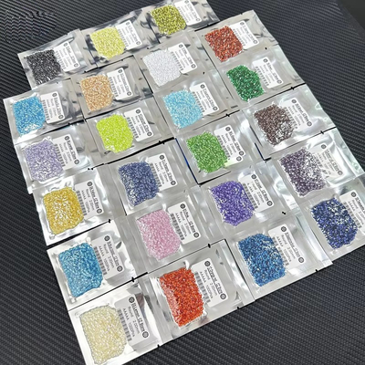 Ovale verlovingsringen Moissanite Zirconia Losse edelstenen Kleuren Ronde Synthetische kubische Zirconia
