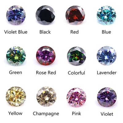 Prinses Cut Levendige Gele Mosanita VVS Loze Smaragd Moissanite Diamant Moissanite Ringen Roze Moissanite Belofte Ring