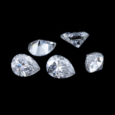Prinses Groen Geel Roze Moissanite Steen VVS Loose Kussen Mosanita Diamant roosgoud moissanite verlovingsringen