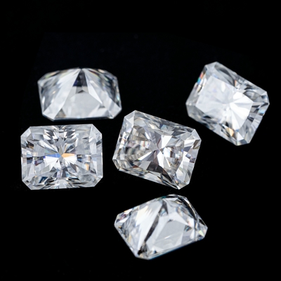 Prinses Groen Geel Roze Moissanite Steen VVS Loose Kussen Mosanita Diamant roosgoud moissanite verlovingsringen