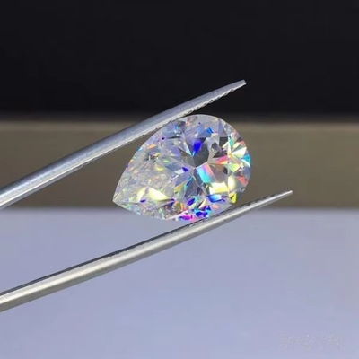 Perenvormige moissanite ring Custom GRA VVS Mossanite Clarity Loose Moissanite Diamonds Moissanite edelstenen