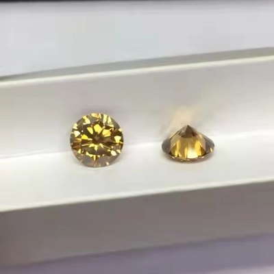 Groothandel laboratorium gemaakt wit geel rood roze zwart blauw diamant rond briljant los gesneden moissanite voor sieraden
