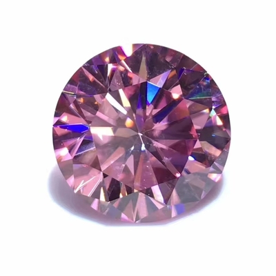 Groothandel laboratorium gemaakt wit geel rood roze zwart blauw diamant rond briljant los gesneden moissanite voor sieraden