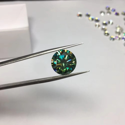 Groothandel laboratorium gemaakt wit geel rood roze zwart blauw diamant rond briljant los gesneden moissanite voor sieraden