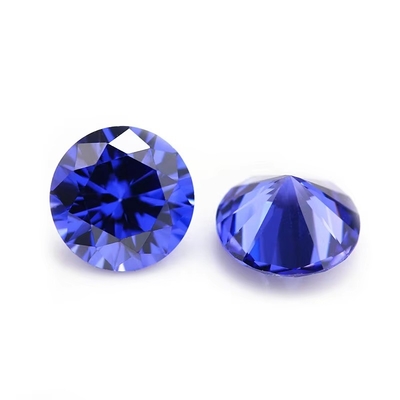Groothandel 3A Kleuren CZ Stenen Ronde Snijd 3.0mm-9.0mm Kubische losse Moissanite Diamant Voor zilveren sieraden