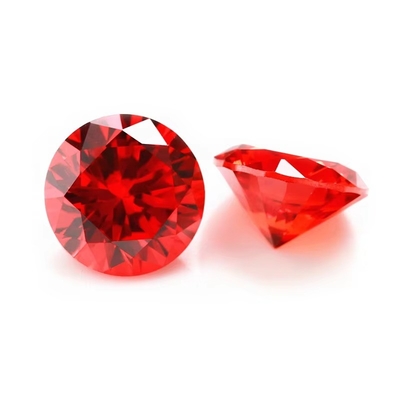 Groothandel 3A Kleuren CZ Stenen Ronde Snijd 3.0mm-9.0mm Kubische losse Moissanite Diamant Voor zilveren sieraden