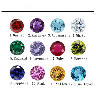 Synthetische kubische Zirconia losse edelstenen voor sieraden Geburtssteen Ronde snij 4mm-10mm