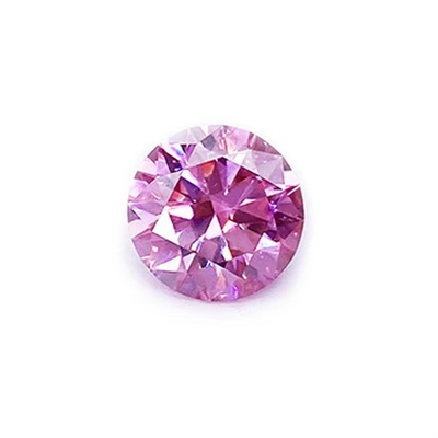 GRA-certificaat Roze kleur 3 mm tot 12 mm Moissanite Diamant VVS1 Ronde Briljante los gesneden Moissanite stenen