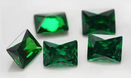Fabriek Groothandel Edelstenen Kleur Moissanite Rechthoek 3A 5A losse Kubische Zirconia Stenen 4ct Voor Moissanite Ring