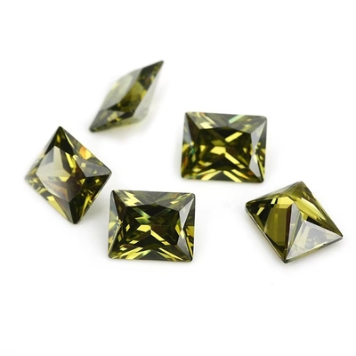 Fabriek Groothandel Edelstenen Kleur Moissanite Rechthoek 3A 5A losse Kubische Zirconia Stenen 4ct Voor Moissanite Ring